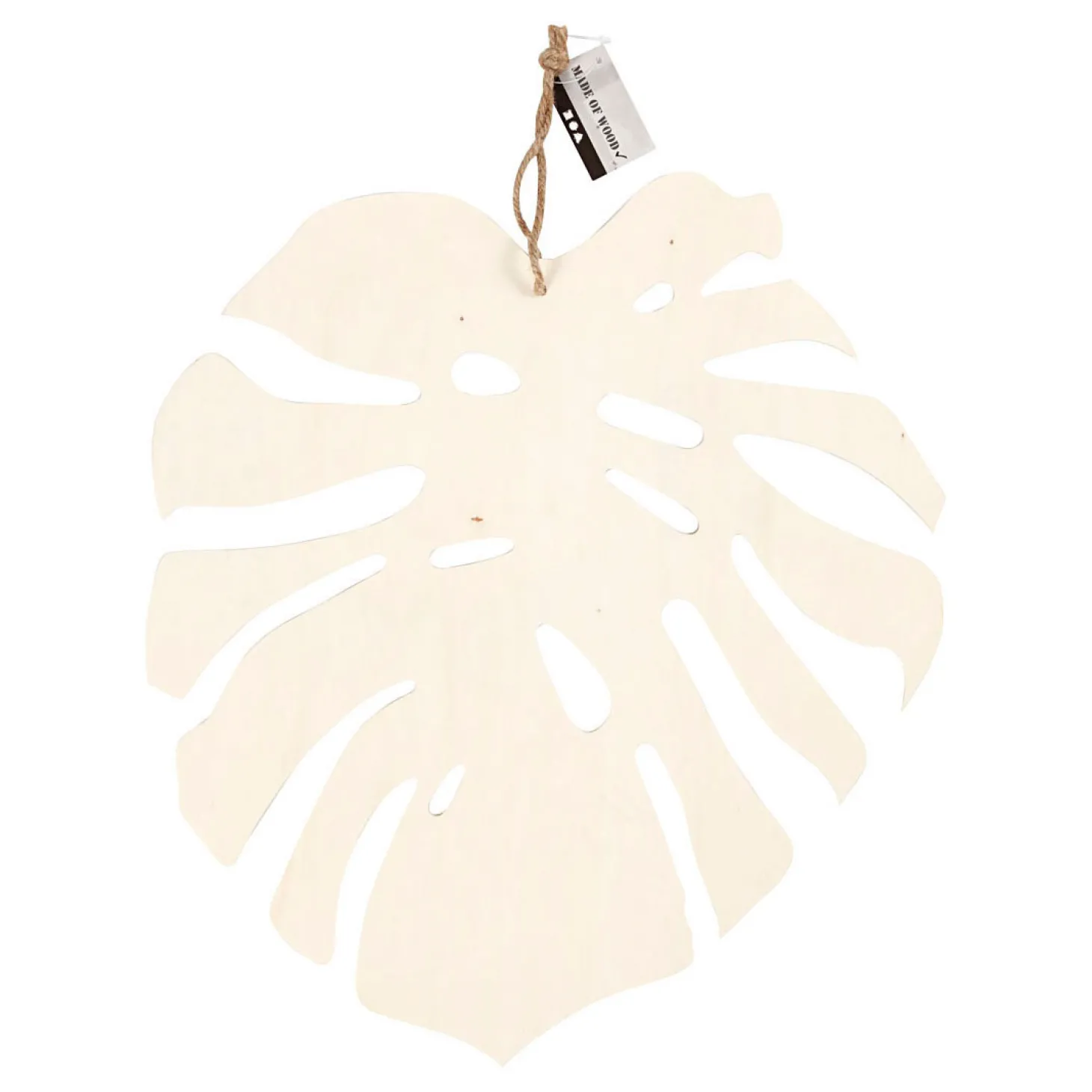 Houten Blad, 35x34cm