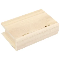 Houten Boek Doos, 14x9x4cm