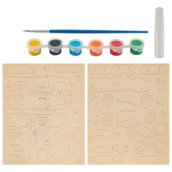 Houten Bouw- en Schilderpakket - Auto