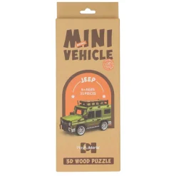 Houten Bouwpakket 3D Safariwagen