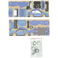 Houten Bouwpakket 3D Sportwagen