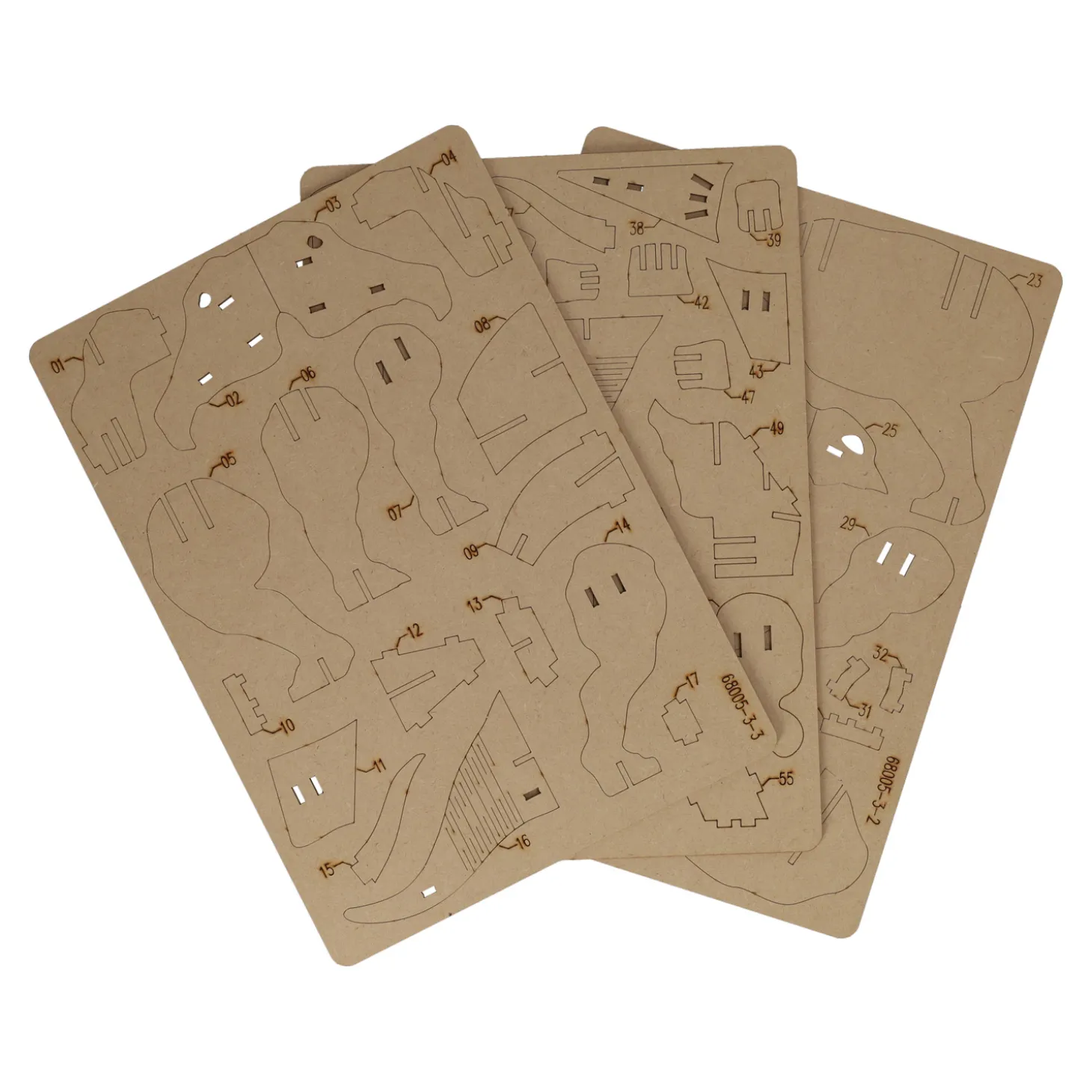 Houten Bouwpakket 3D Triceratops