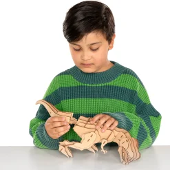 Houten Bouwpakket Dino 3D T-rex