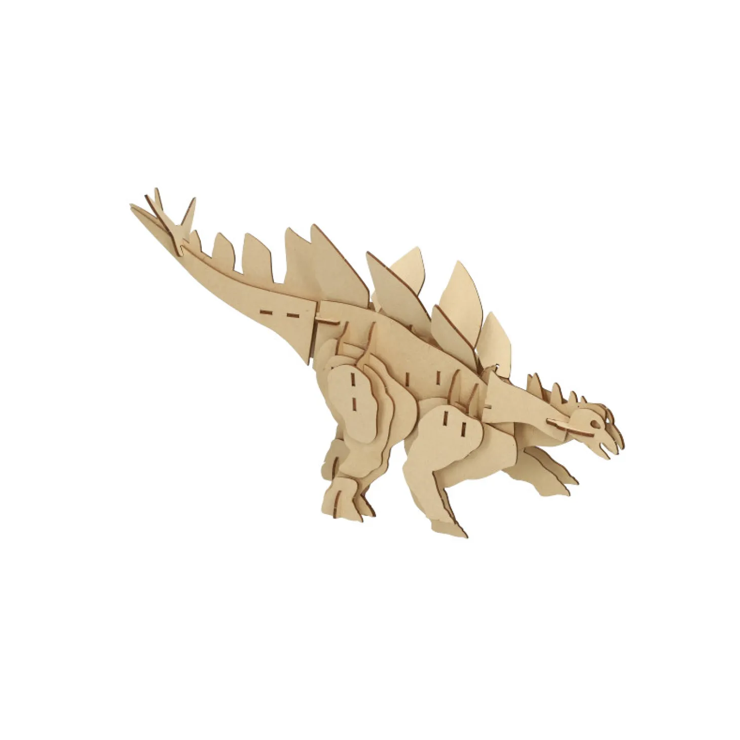Houten Bouwpakket Dino 3D Stegosaurus