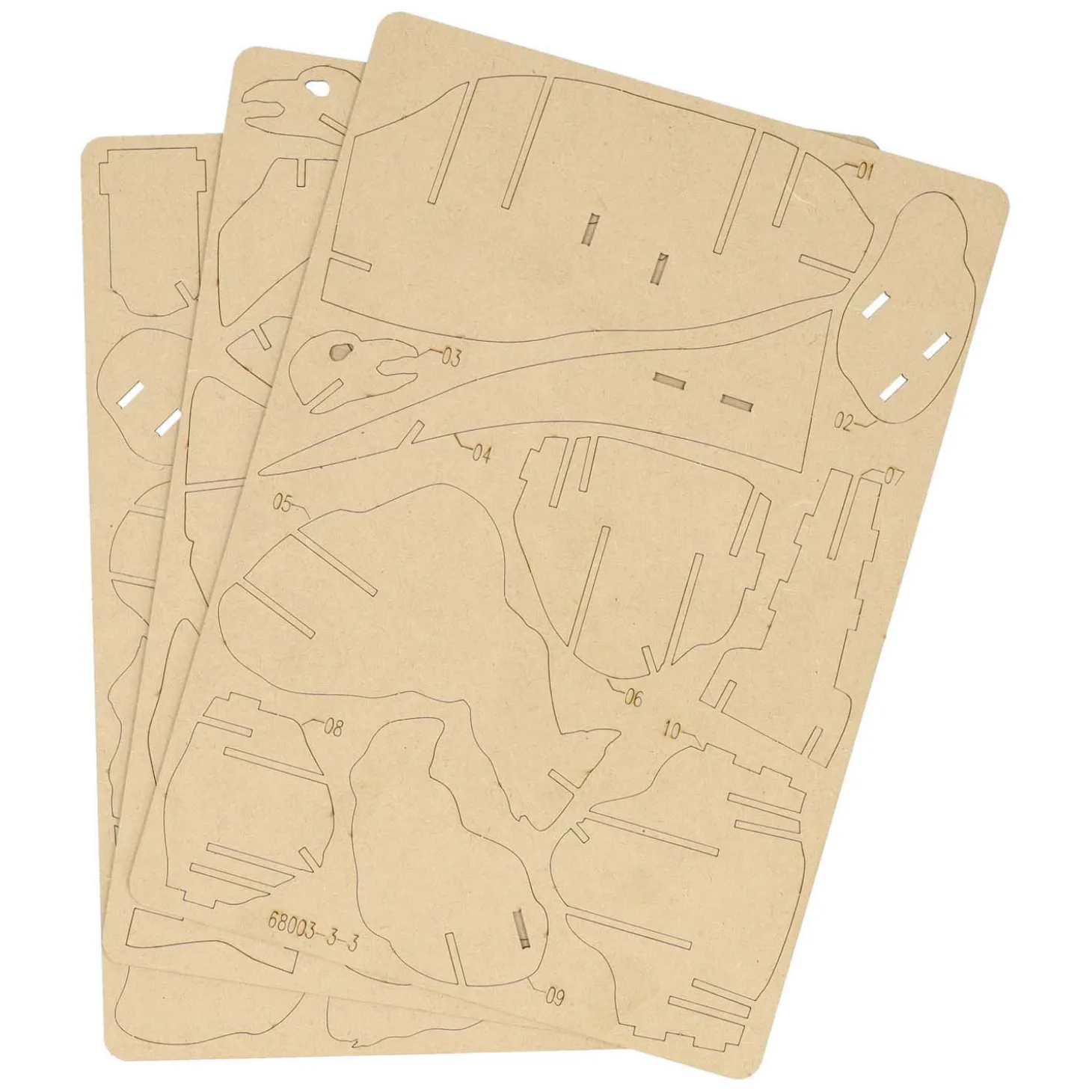 Houten Bouwpakket Dino 3D Stegosaurus