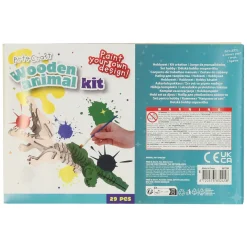 Houten Bouwpakket Maak en Verf je eigen Krokodil