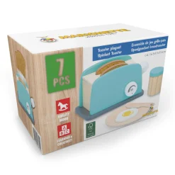 Houten Broodrooster Set, 7dlg.