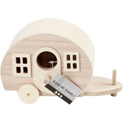 Houten Caravan Versieren