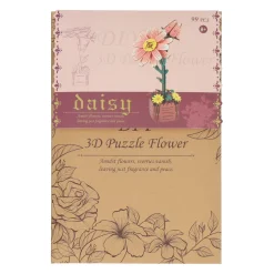 Houten 3D Bouwpakket Daisy Flower - 99dlg.
