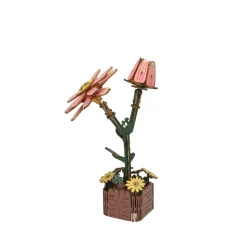 Houten 3D Bouwpakket Lelie - 71dlg.