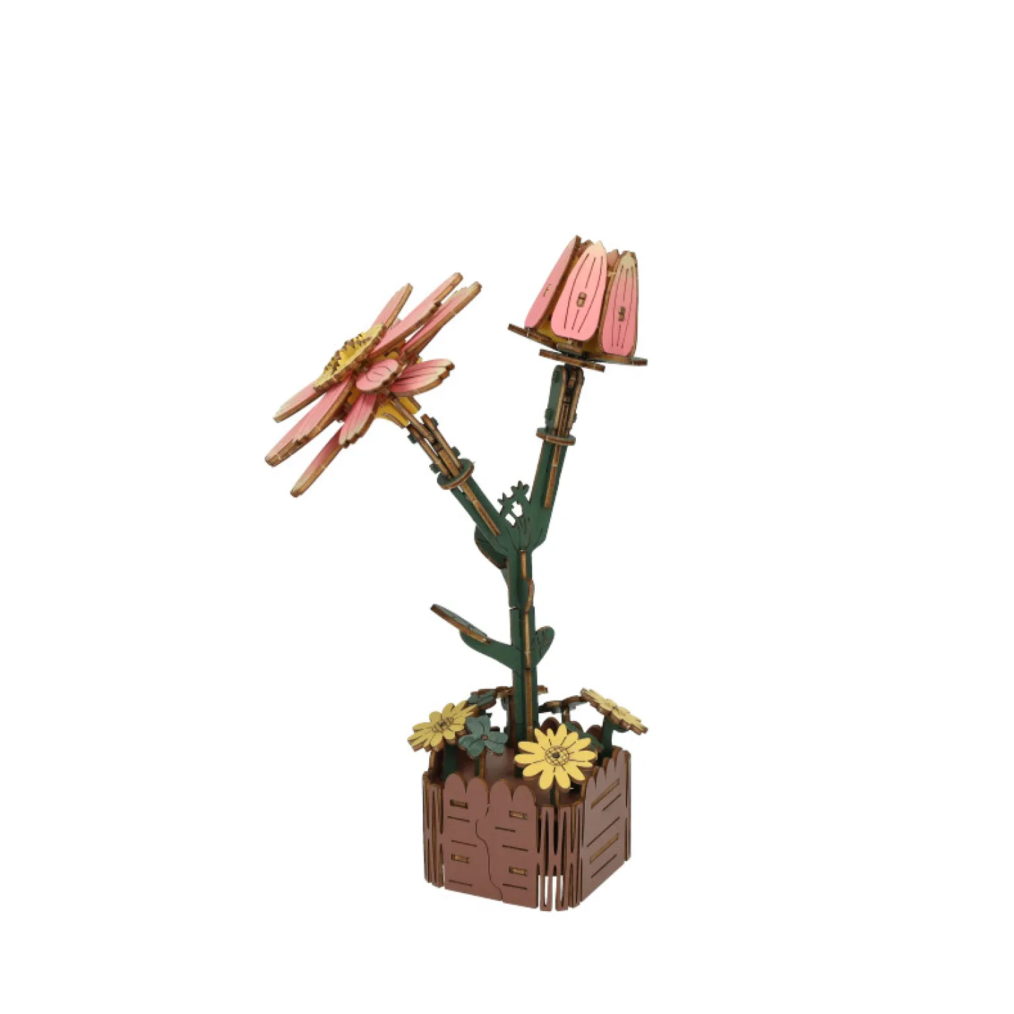 Houten 3D Bouwpakket Lelie - 71dlg.