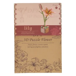 Houten 3D Bouwpakket Lelie - 71dlg.