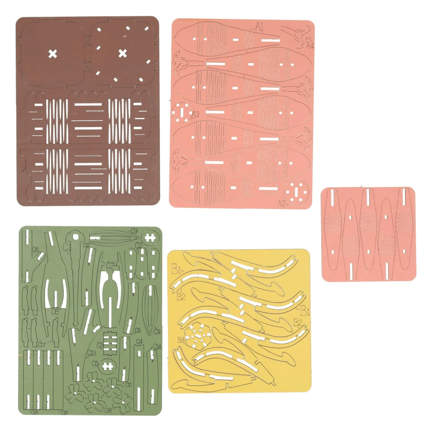 Houten 3D Bouwpakket Lelie - 71dlg.