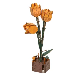 Houten 3D Bouwpakket Tulpen - 60dlg.