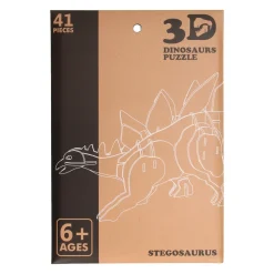 Houten 3D Puzzel Dinosaurus