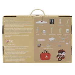 Houten Dokter Speelset in Tas - 14 dlg.