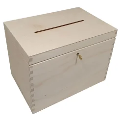 Houten Enveloppenkist met Slotje