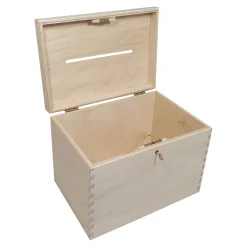 Houten Enveloppenkist met Slotje