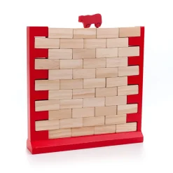 Houten Evenwichtsspel Vallende Muur