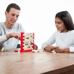 Houten Evenwichtsspel Vallende Muur