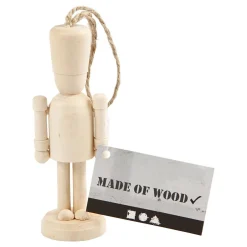 Houten Figuur met Ophangkoord