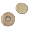 Houten Flessenopener Rond, 9,5cm