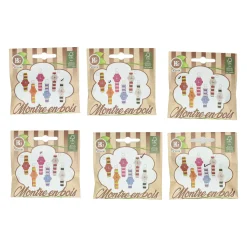 Houten Gekleurde Horloge