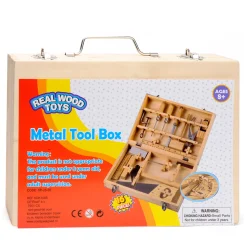 Houten Gereedschapskist, 16dlg.