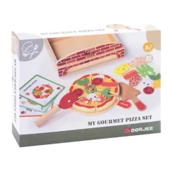 Houten Gourmet Pizza Set, 20dlg