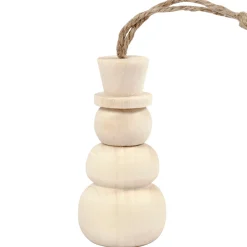 Houten Hanger Sneeuwpop