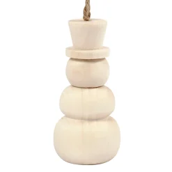 Houten Hanger Sneeuwpop