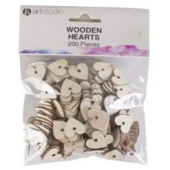 Houten Hartjes Decoratie