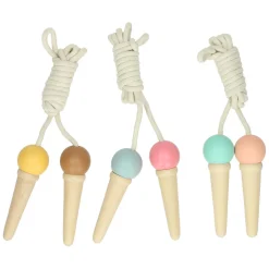 Houten Ijsjes Springtouw, 200cm