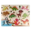 Houten Inlegpuzzel Dino, 10st.