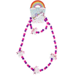 Houten Ketting en Armband Eenhoorn