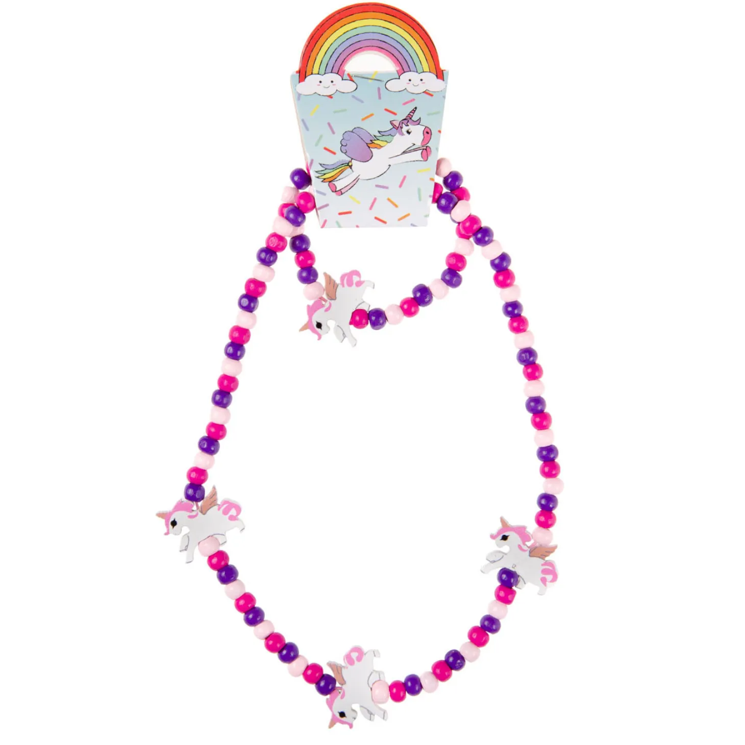 Houten Ketting en Armband Eenhoorn