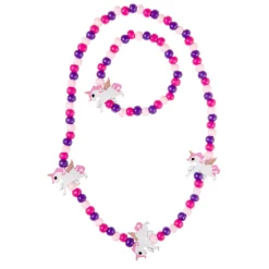 Houten Ketting en Armband Eenhoorn