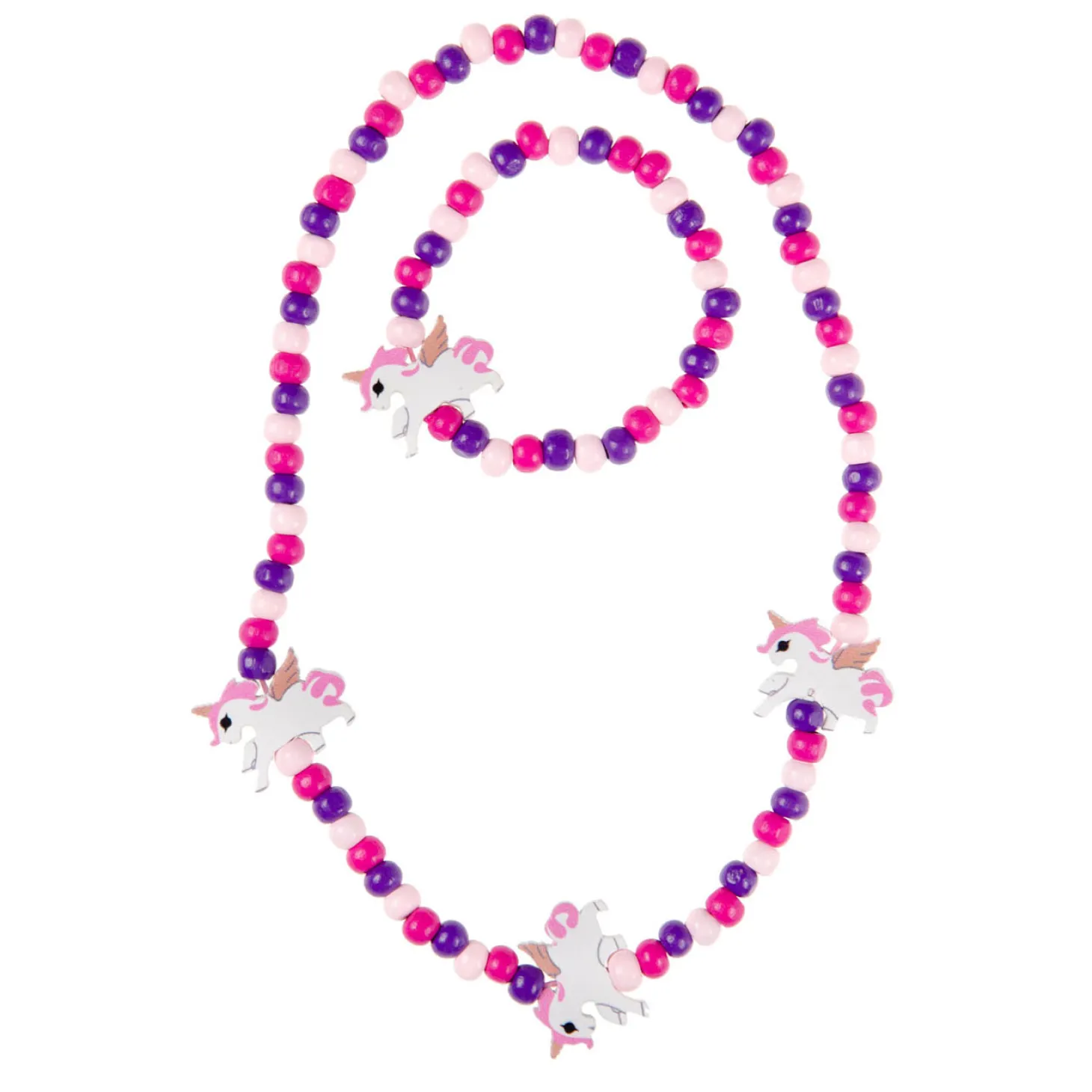 Houten Ketting en Armband Eenhoorn