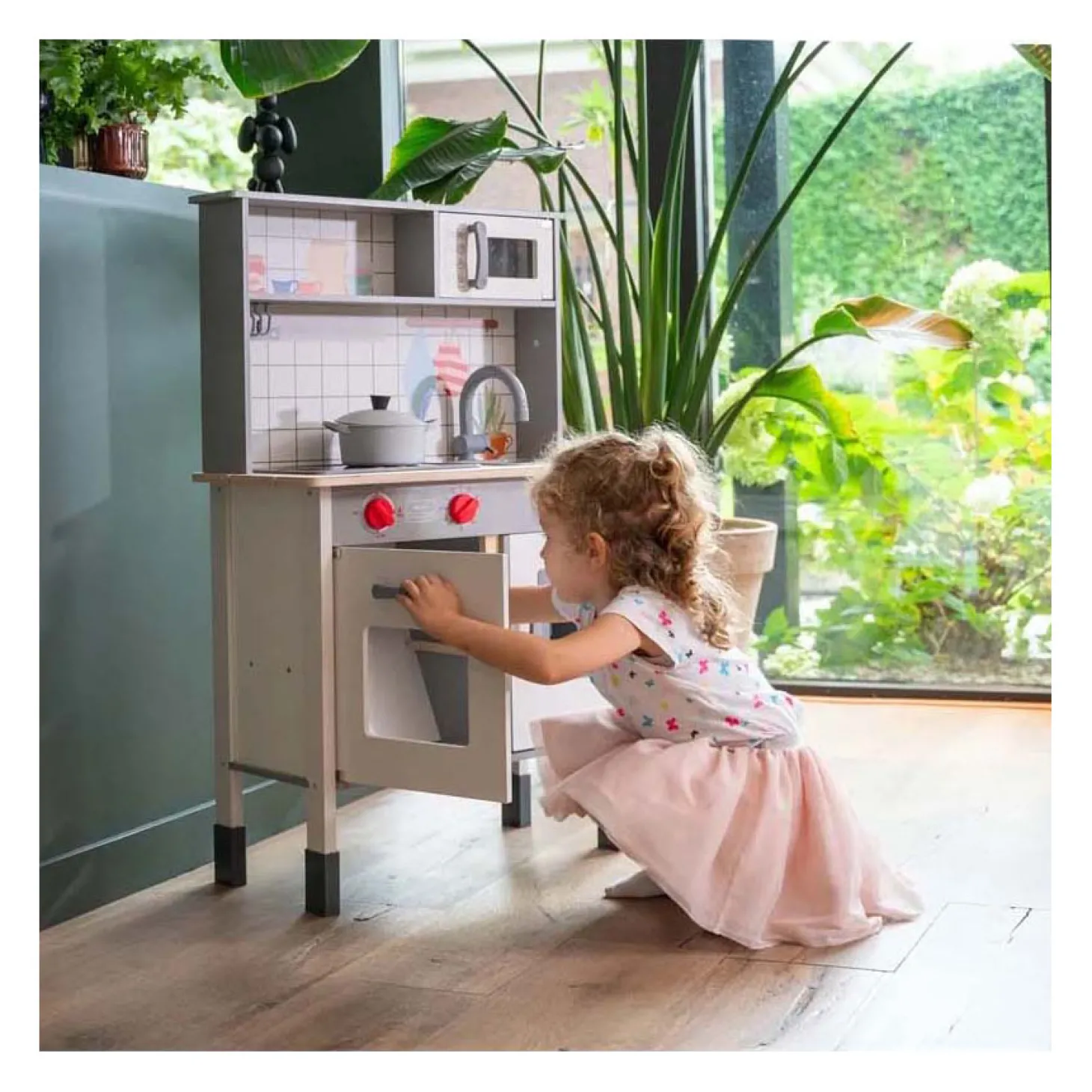 Houten Keukentje met Accessoires