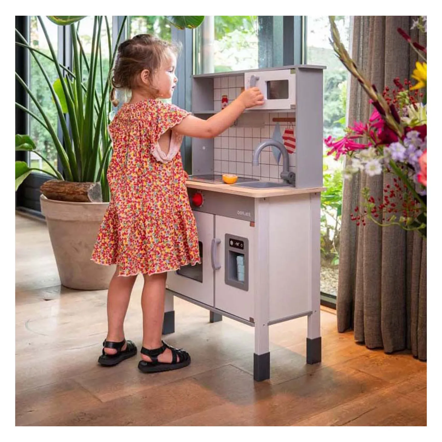 Houten Keukentje met Accessoires