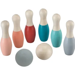 Houten Kinder Bowlingset - Pastel