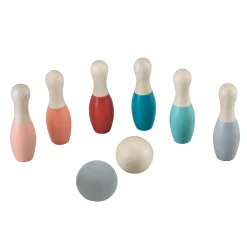 Houten Kinder Bowlingset - Pastel