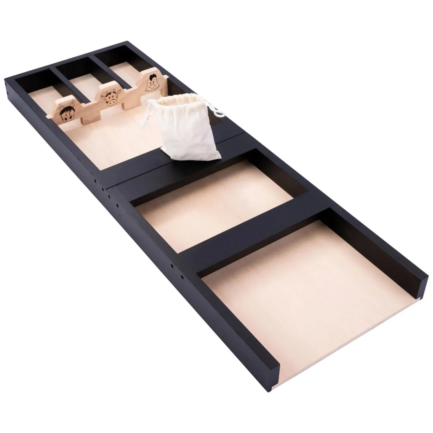 Houten Kinder Sjoelbak Dieren, 80cm