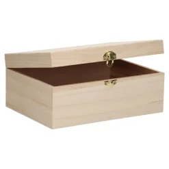 Houten Kist A5 Formaat met Klepdeksel