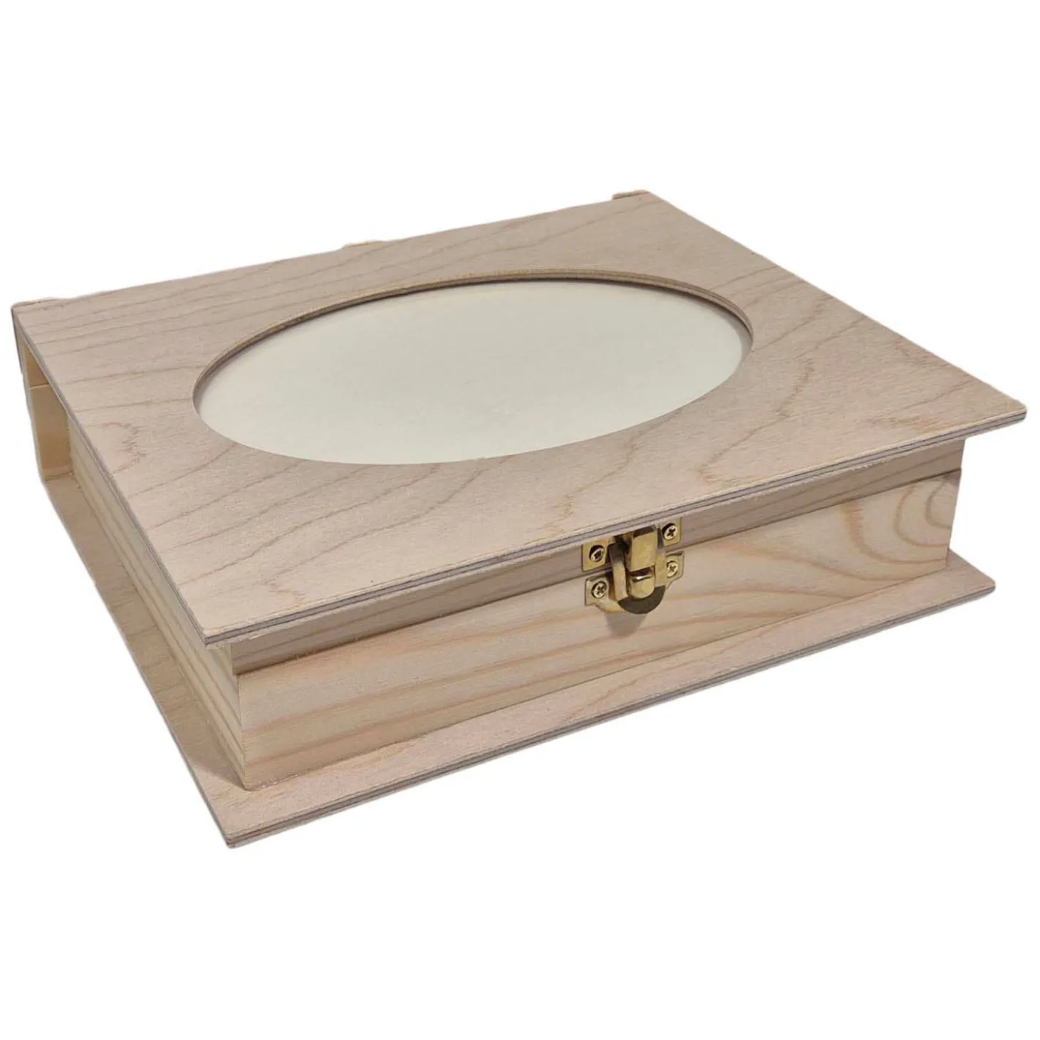 Houten Kist Boekvorm met Fotolijst