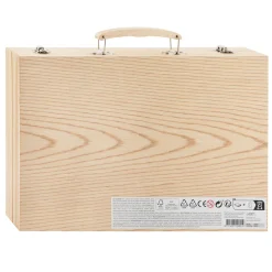 Houten Kleurkoffer FSC, 86dlg.