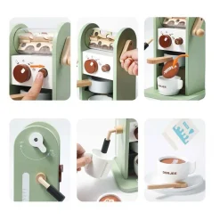 Houten Koffiezetapparaat, 14dlg