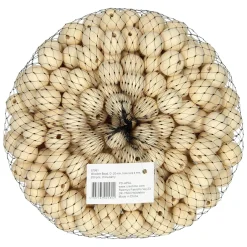 Houten Kralen, Ø 2cm, 200st.
