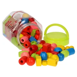 Houten Kralenset, 72st.