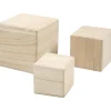 Houten Kubussen, Set van 3